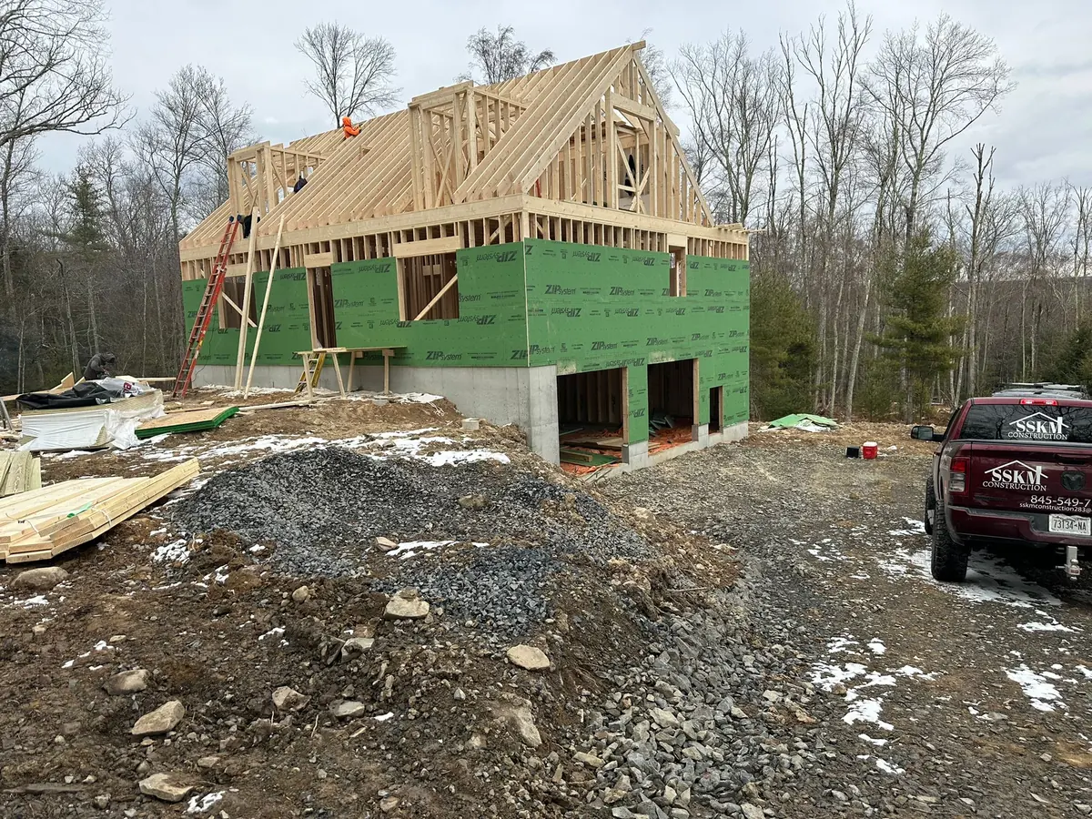 New construction framing by the SSKM crew
