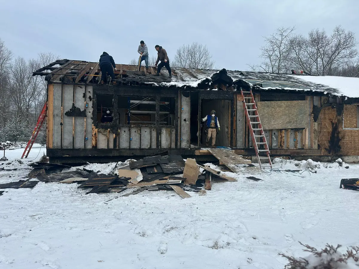 Storm and fire damage restoration by SSKM Construction