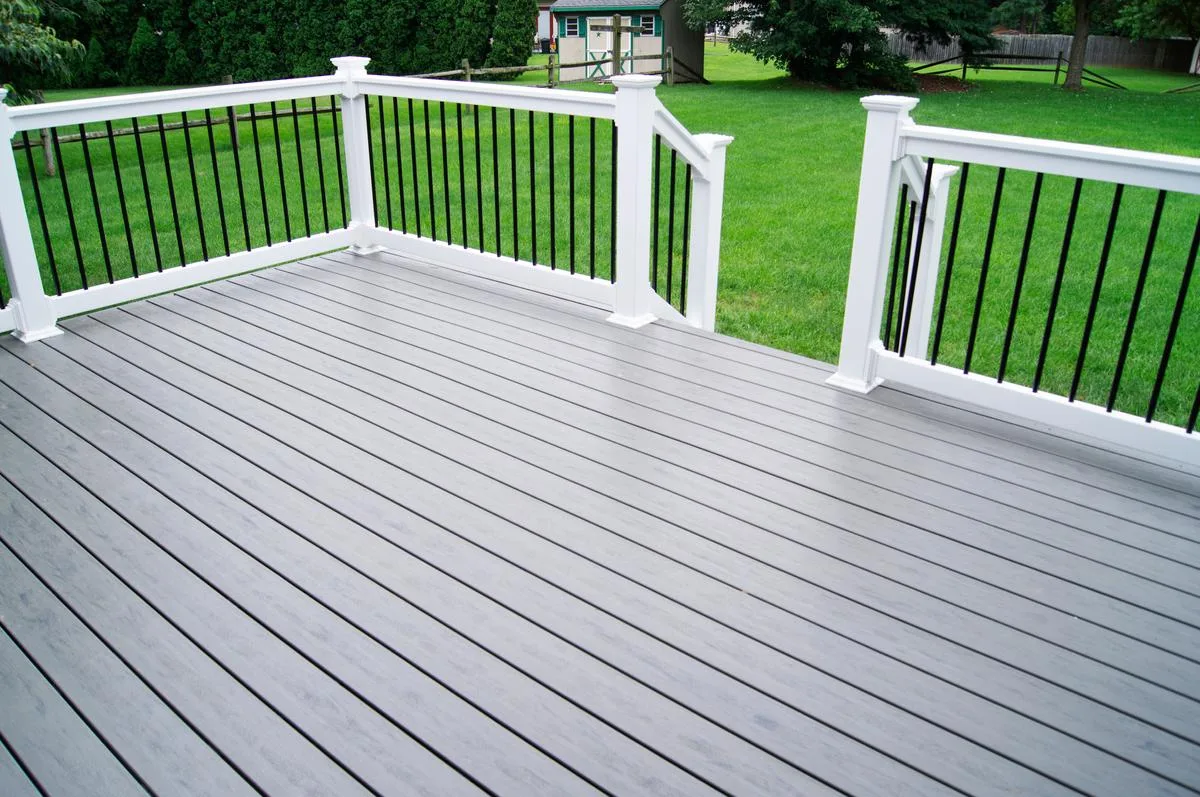 Custom deck built by SSKM Construction